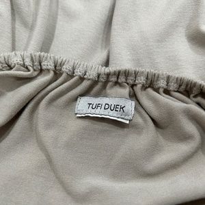 Tufi Duek, open back/tie dress, plunging neckline, women’s Medium